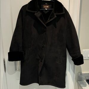 Nuage Women's Black Teddy Coat ⭐️